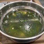 Kアルファ - ワカメスープ♡ドラマだと誕生日に飲むのよね♪