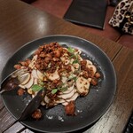 マッシュルームのアンチョビソース