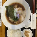 RAMEN LAB REN - 醤油細麺(味卵、豚ﾓﾓﾁｬｰｼｭｰ増し)