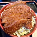 明治亭 - ロースソースかつ丼 1,630円＋ごはん少なめ -50円