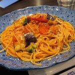 Youmenya Goemon - トマトとにんにくのスパゲッティー