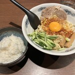 室壱羅麺 - 辛味和えそばと、ライス小