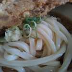 西端手打 上戸うどん - 麺は角がハッキリしていました。