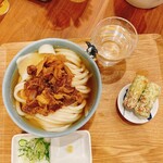 手打ちうどん 上を向いて - 