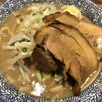 ラーメン燈郎 - 濃厚鶏白湯魚介二郎ラーメン(ミニ)