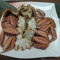 海鮮家 はこだて 本店 - 浜茹で毛蟹(2023年11月)