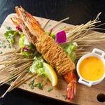 Extra-large crispy fried shrimp