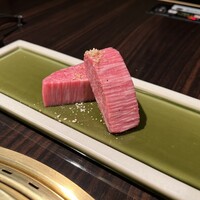 焼肉 銀座コバウ 特別室 - シャトーブリアンだったかな