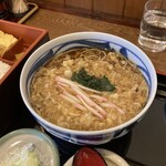 そば処 蔵寿 - たぬきそば定食の「たぬきそば」