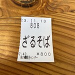Mizuno Sato - 食券の半券
