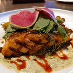 All Water Seafood & Oyster Bar - Grilled Pacific King Salmon