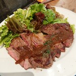 ハモネリア ベジョータ ギョクロ - 旦那ちゃんのステーキ、でかいっ！！！