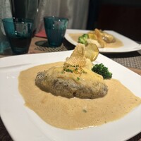 旬菜ステーキ処 らいむらいと - チーズハンバーグステーキ