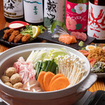 笑夢 - コース料理5,000円飲み放題付き。※料理内容は一部です。お客様のご要望により変更も可です。