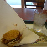 モスバーガー - 期間限定、さば味噌（モスライスバーガー）