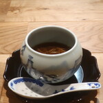 Chinese restaurant KUE - 蝦夷鮑と菊芋の干貝柱入りスープ