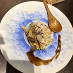 izakaya逢夢 - ハマグリと木の子のソテー