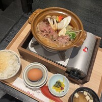 銀座米料亭 八代目儀兵衛 - 黒毛和牛すき焼き御膳