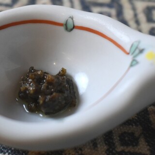 雲丹しゃぶにトリュフペースト