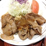 大戸屋 - 豚肩ロースの生姜焼き定食