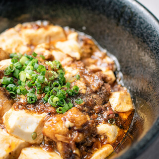 招牌料理“肥牛的麻婆豆腐”等，盡享對食材講究的各種料理