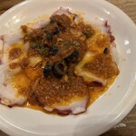 ルガール - 真蛸のガーリックソース。ソースが濃厚で無茶苦茶白が進む♪