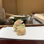 渋谷 天婦羅 ふじもと - 中トロ紫蘇巻き