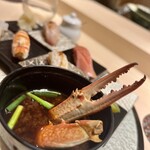 渋谷 天婦羅 ふじもと - 渡り蟹赤出汁