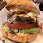 BurgerCafe honohono - ベーコンチーズエッグバーガー