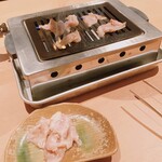 焼肉家 肉汁センター - とりハラミ