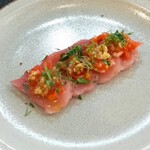 パスト エ カフェ 幸庵 - 料理写真:ビンチョウマグロのカルパッチョ