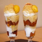 恵那寿や  石川橋店 - 【2023.11】栗パフェ(税込1,980円)