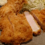 とんかつ 桐の家 - ロースミックス定食