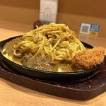 パスタデココ - 鉄板ガーリック・インディアンスパ　TPカキフライ　