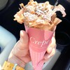 ミルク - 秋メニューのモンブランクレープ