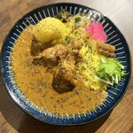 Hone bone chicken curry