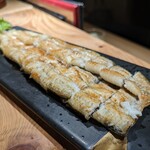 Ginza Mitsuyoshi - 関西風　ウナギの白焼き　出汁醤油と岩塩でさっぱりと