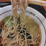 山田うどん - たぬきそば370円麺リフト(2023.11.4)