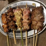 もつ焼き おとんば - おまかせ5本