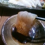 串焼きダイニング Den - わさび醤油で頂きます。