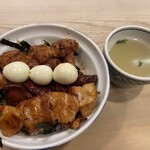 Eiichi - 焼鳥丼 スープ
