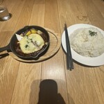 リストランテ メロ - 川瀬チーズ工房のラクレットチーズハンバーグ