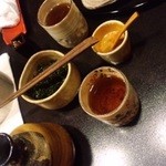 桜田 - 茶漬けの薬味と出汁