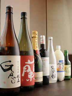 Yakiniku Yukawa - アルコール類も厳選したラインナップです