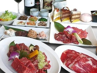 h Yakiniku Tokuju Ke Pureisu - Ｋ－Ｐｌａｃｅ店限定　忘新年会プラン　4500円（税込）　飲み放題付