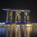 MARINA BAY SANDS - 夜のMBSはやっぱり映える