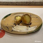 Wami Ajidokoro Fuurin - 薩摩芋の天ぷらにマスカルポーネ