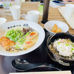 Ramen Nishiki - 特製‼︎全部のせらーめん　塩　ランチセット