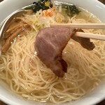 ひるがお - 塩らーめんのチャーシュー