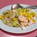 香港苑 - 海老と銀杏炒め